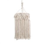GLOBOSTAR® CONGO 36206 Boho Κρεμαστό Φωτιστικό Οροφής με Ντουί 1 x E27 AC 220-240V IP20 - Μπεζ - Μ30 x Π30 x Υ50cm - Image 2