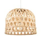 GLOBOSTAR® MANGEA 00715 Boho Κρεμαστό Φωτιστικό Οροφής με Ντουί 1 x E27 AC 220-240V IP20 - Μπεζ - Μ35 x Π35 x Υ22cm - Image 2