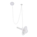 GLOBOSTAR® CELEST 00790 Μοντέρνο Κρεμαστό Φωτιστικό Οροφής με Ντουί 1 x G9 AC 220-240V IP20 - Λευκό - Μ20 x Π20 x Υ26.5cm - Image 2