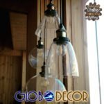 GLOBOSTAR® WICKHAM 01171 Vintage Κρεμαστό Φωτιστικό Οροφής με Ντουί 1 x E27 AC 220-240V IP20 - Πολύχρωμο - Μ30 x Π30 x Y25cm - Image 10