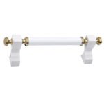 Λαβή Εξώπορτας Λευκό/Όρο Best 01