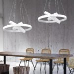 GLOBOSTAR® NEMESIS TRIO 61168-DECO Μοντέρνο Κρεμαστό Φωτιστικό Οροφής LED 100W 12123lm 360° AC 220-240V IP20 Ρυθμιζόμενο Λευκό CCT με Χειριστήριο από 2700K έως 6000K Dimmable - Lumileds SMD Chip - Λευκό Ματ - Μ60 x Π60 x Υ60cm - 3 Χρόνια Εγγύηση - Image 14