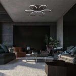 GLOBOSTAR® MARGARET 61402 Μοντέρνο Φωτιστικό Οροφής LED 54W 6210lm 360° AC 220-240V IP20 Ρυθμιζόμενο Λευκό CCT με Χειριστήριο από 2700K έως 6000K Dimmable - Lumileds SMD Chip - Καφέ Ματ - Μ57 x Π57 x Υ12cm - 3 Χρόνια Εγγύηση - Image 9