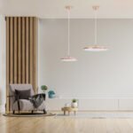 GLOBOSTAR® BARON 61253 Μοντέρνο Κρεμαστό Φωτιστικό Οροφής LED 12W 1440lm 120° AC 220-240V IP20 Ρυθμιζόμενο Λευκό CCT με On/Off 2700K/4500K/6000K - Lumileds SMD Chip - Ροζ Χρυσό - Μ25 x Π25 x Υ8cm - 3 Χρόνια Εγγύηση - Image 11