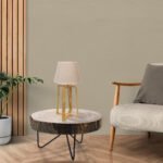 GLOBOSTAR® SQUID 01265 Μοντέρνο Επιτραπέζιο Φωτιστικό Πορτατίφ με Ντουί 1 x E27 AC 220-240V IP20 - Μπεζ - Μ30 x Π30 x Υ63cm - Image 14