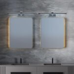 GLOBOSTAR® LAURA 60426 Μοντέρνο Φωτιστικό Τοίχου - Απλίκα Καθρέπτη Μπάνιου LED 12W 1400lm 120° AC 220-240V IP44 Φυσικό Λευκό 4500K - Lumileds SMD Chip & TÜV SÜD Driver - Ασημί - Μ60 x Π27 x Υ13cm - 3 Χρόνια Εγγύηση - Image 11