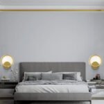 GLOBOSTAR® TED 61072 Μοντέρνο Φωτιστικό Τοίχου - Απλίκα LED 9W 1080lm 300° AC 220-240V IP20 Ρυθμιζόμενο Λευκό CCT με On/Off 2700K/4500K/6000K - Lumileds SMD Chip - Χρυσό Βούρτσας - Μ20 x Π5.5 x Υ23cm - 3 Χρόνια Εγγύηση - Image 10