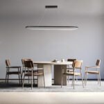 GLOBOSTAR® BOLIVAR 61271 Μοντέρνο Κρεμαστό Φωτιστικό Οροφής LED 54W 6210lm 360° AC 220-240V IP20 Ρυθμιζόμενο Λευκό CCT με Χειριστήριο από 2700K έως 6000K Dimmable - Lumileds SMD Chip - Μαύρο Ματ - Μ120 x Π30 x Υ2cm - 3 Χρόνια Εγγύηση - Image 11