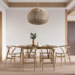 GLOBOSTAR® MANDALA 00732 Boho Κρεμαστό Φωτιστικό Οροφής με Ντουί 1 x E27 AC 220-240V IP20 - Μπεζ - Μ80 x Π80 x Υ60cm - Image 11