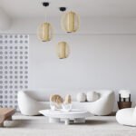 GLOBOSTAR® HIBISCUS 01934 Boho Κρεμαστό Φωτιστικό Οροφής με Ντουί 1 x E27 AC 220-240V IP20 - Μπεζ - Μ28 x Π28 x Υ28cm - Image 11