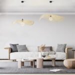 GLOBOSTAR® MELEMELE 01841 Boho Κρεμαστό Φωτιστικό Οροφής με Ντουί 1 x E27 AC 220-240V IP20 - Μπεζ - Μ75 x Π75 x Υ10cm - Image 11