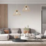 GLOBOSTAR® TYGEE 01930 Boho Κρεμαστό Φωτιστικό Οροφής με Ντουί 1 x E27 AC 220-240V IP20 - Μπεζ - Μ35 x Π35 x Υ22cm - Image 11