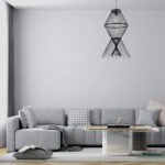 GLOBOSTAR® YOSHI 01929 Boho Κρεμαστό Φωτιστικό Οροφής με Ντουί 1 x E27 AC 220-240V IP20 - Μαύρο - Μ35 x Π35 x Υ60cm - Image 12