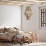 GLOBOSTAR® CAYMAN 01853 Boho Κρεμαστό Φωτιστικό Οροφής με Ντουί 1 x E27 AC 220-240V IP20 - Μπεζ - Μ40 x Π40 x Υ60cm - Image 11