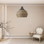 GLOBOSTAR® SEYCHELLES 01949 Boho Κρεμαστό Φωτιστικό Οροφής με Ντουί 1 x E27 AC 220-240V IP20 - Καφέ & Λαδί - Μ60 x Π60 x Υ60cm - Image 12