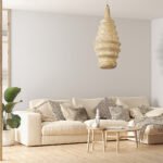 GLOBOSTAR® MAUI 02114 Boho Κρεμαστό Φωτιστικό Οροφής με Ντουί 1 x E27 AC 220-240V IP20 - Μπεζ - Μ30 x Π30 x Y77cm - Image 12