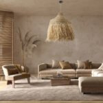 GLOBOSTAR® PORTOFERRAIO 02186 Boho Κρεμαστό Φωτιστικό Οροφής με Ντουί 1 x E27 AC 220-240V IP20 - Μπεζ - Μ80 x Π80 x Υ120cm - Image 12