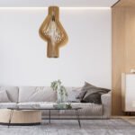 GLOBOSTAR® SCANDINAVIA 02172 Boho Κρεμαστό Φωτιστικό Οροφής με Ντουί 1 x E27 AC 220-240V IP20 - Μπεζ - Μ32 x Π32 x Υ56cm - Image 12