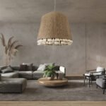 GLOBOSTAR® PUERTORICO 02093 Boho Κρεμαστό Φωτιστικό Οροφής με Ντουί 3 x E27 AC 220-240V IP20 - Μπεζ - Μ80 x Π80 x Υ80cm - Image 12