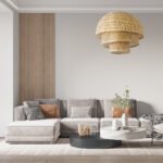 GLOBOSTAR® HIROKA 01836 Boho Κρεμαστό Φωτιστικό Οροφής με Ντουί 1 x E27 AC 220-240V IP20 - Μπεζ - Μ60 x Π60 x Υ50cm - Image 11