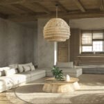 GLOBOSTAR® OREGON 02207 Boho Κρεμαστό Φωτιστικό Οροφής με Ντουί 1 x E27 AC 220-240V IP20 - Μπεζ - Μ80 x Π80 x Υ65cm - Image 11