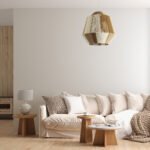 GLOBOSTAR® SALERNO 02187 Boho Κρεμαστό Φωτιστικό Οροφής με Ντουί 1 x E27 AC 220-240V IP20 - Μπεζ & Καφέ - Μ50 x Π50 x Υ50cm - Image 11