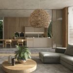 GLOBOSTAR® MANGATA 01851 Boho Κρεμαστό Φωτιστικό Οροφής με Ντουί 1 x E27 AC 220-240V IP20 - Καφέ - Μ60 x Π60 x Υ50cm - Image 11