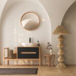 GLOBOSTAR® LUANA 02108 Boho Επιδαπέδιο Φωτιστικό με Ντουί 1 x E27 AC 220-240V IP20 - Μπεζ - Μ60 x Π60 x Υ150cm - Image 10