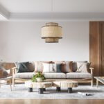 GLOBOSTAR® BRAVADO 02386 Boho Κρεμαστό Φωτιστικό Οροφής με Ντουί 1 x E27 AC 220-240V IP20 - Μπεζ- Μ40 x Π40 x Υ35cm - Image 12