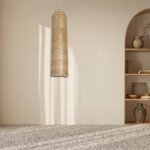 GLOBOSTAR® WAIKIKI 02349 Boho Κρεμαστό Φωτιστικό Οροφής με Ντουί 1 x E27 AC 220-240V IP20 - Μπεζ - Μ20 x Π20 x Υ80cm - Image 12