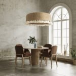 GLOBOSTAR® PUERTORICO 02095 Boho Κρεμαστό Φωτιστικό Οροφής με Ντουί 3 x E27 AC 220-240V IP20 - Μπεζ - Μ80 x Π80 x Υ27cm - Image 11