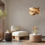 GLOBOSTAR® SARDIGNA 02180 Boho Κρεμαστό Φωτιστικό Οροφής με Ντουί 1 x E27 AC 220-240V IP20 - Καφέ - Μ60 x Π60 x Υ30cm - Image 12