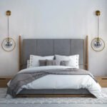 GLOBOSTAR® VIENNA 00923 Μοντέρνο Φωτιστικό Τοίχου - Απλίκα με Ντουί 1 x E27 AC 220-240V IP20 - Χρυσό & Μαύρο Φιμέ - Μ25 x Π23 x Υ27cm - Image 12