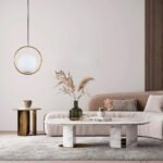 GLOBOSTAR® MADRID 00932 Μοντέρνο Κρεμαστό Φωτιστικό Οροφής με Ντουί 1 x E27 AC 220-240V IP20 - Χρυσό & Λευκό - Μ30 x Π20 x Υ30cm - Image 12