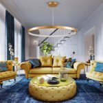 GLOBOSTAR® NEMESIS 61166 Μοντέρνο Κρεμαστό Φωτιστικό Οροφής LED 75W 8743lm 360° AC 220-240V IP20 Ρυθμιζόμενο Λευκό CCT με Χειριστήριο από 2700K έως 6000K Dimmable - Lumileds SMD Chip - Χρυσό Βούρτσας - Μ100 x Π100 x Υ4cm - 3 Χρόνια Εγγύηση - Image 12