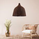 GLOBOSTAR® BAHAMAS 01368 Boho Κρεμαστό Φωτιστικό Οροφής με Ντουί 1 x E27 AC 220-240V IP20 - Καφέ - Μ45 x Π45 x Υ45cm - Image 12