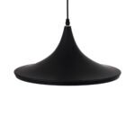 GLOBOSTAR® SHANGHAI 01025-B Μοντέρνο Κρεμαστό Φωτιστικό Οροφής με Ντουί 1 x E27 AC 220-240V IP20 - Μαύρο & Χρυσό - Μ37 x Π37 x Υ20cm - Image 7