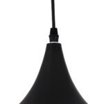 GLOBOSTAR® SHANGHAI 01025-B Μοντέρνο Κρεμαστό Φωτιστικό Οροφής με Ντουί 1 x E27 AC 220-240V IP20 - Μαύρο & Χρυσό - Μ37 x Π37 x Υ20cm - Image 8