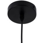 GLOBOSTAR® SHANGHAI 01025-B Μοντέρνο Κρεμαστό Φωτιστικό Οροφής με Ντουί 1 x E27 AC 220-240V IP20 - Μαύρο & Χρυσό - Μ37 x Π37 x Υ20cm - Image 10