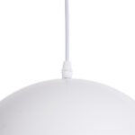 GLOBOSTAR® CHIME 01030 Μοντέρνο Κρεμαστό Φωτιστικό Οροφής με Ντουί 1 x E27 AC 220-240V IP20 - Λευκό - Μ30 x Π30 x Υ16cm - Image 8