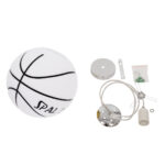GLOBOSTAR® SPALDING NBA 01031 Παιδικό Κρεμαστό Φωτιστικό Οροφής με Ντουί 1 x E27 AC 220-240V IP20 - Λευκό & Μαύρο - Μ25 x Π25 x Υ25cm - Image 9
