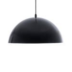 GLOBOSTAR® LUNE 01341 Μοντέρνο Κρεμαστό Φωτιστικό Οροφής με Ντουί 1 x E27 AC 220-240V IP20 - Μαύρο & Χρυσό - Μ40 x Π40 x Υ20cm - Image 5