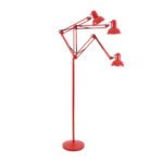 GLOBOSTAR® AUDREY 01470 Vintage Επιδαπέδιο Φωτιστικό με Ντουί 1 x E27 AC 220-240V IP20 - Κόκκινο - Μ15 x Π15 x Υ190cm - Image 4