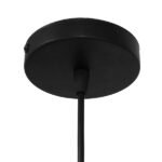 GLOBOSTAR® KAIRI 01618 Μοντέρνο Κρεμαστό Φωτιστικό Οροφής με Ντουί 1 x E27 AC 220-240V IP20 - Μαύρο & Λευκό - Μ38 x Π38 x Υ39cm - Image 7