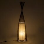 GLOBOSTAR® AZORES 01756 Boho Επιδαπέδιο Φωτιστικό με Ντουί 1 x E27 AC 220-240V IP20 - Καφέ & Μπεζ - Μ40 x Π40 x Υ150cm - Image 3