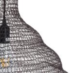 GLOBOSTAR® KENTUCKY 01884 Vintage Κρεμαστό Φωτιστικό Οροφής με Ντουί 1 x E27 AC 220-240V IP20 - Καφέ - Μ60 x Π60 x Υ90cm - Image 9