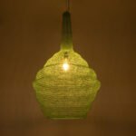 GLOBOSTAR® KENTUCKY 01885 Vintage Κρεμαστό Φωτιστικό Οροφής με Ντουί 1 x E27 AC 220-240V IP20 - Τιρκουάζ - Μ60 x Π60 x Υ90cm - Image 3