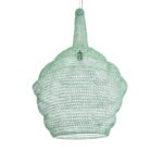 GLOBOSTAR® KENTUCKY 01885 Vintage Κρεμαστό Φωτιστικό Οροφής με Ντουί 1 x E27 AC 220-240V IP20 - Τιρκουάζ - Μ60 x Π60 x Υ90cm - Image 6