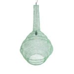 GLOBOSTAR® KENTUCKY 01885 Vintage Κρεμαστό Φωτιστικό Οροφής με Ντουί 1 x E27 AC 220-240V IP20 - Τιρκουάζ - Μ60 x Π60 x Υ90cm - Image 7