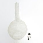 GLOBOSTAR® KENTUCKY 01886 Vintage Κρεμαστό Φωτιστικό Οροφής με Ντουί 1 x E27 AC 220-240V IP20 - Λευκό - Μ90 x Π90 x Υ150cm - Image 11